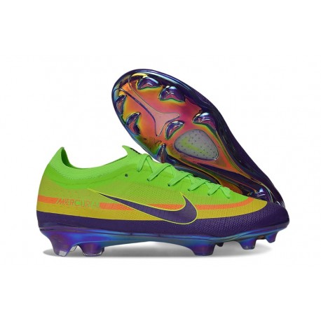 Crampon Nike Air Zoom Mercurial Vapor XVII Elite FG Vert Violet