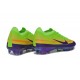 Crampon Nike Air Zoom Mercurial Vapor XVII Elite FG Vert Violet