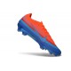 Crampon Nike Air Zoom Mercurial Vapor XVII Elite FG Orange Bleu