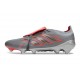 Chaussure de Foot adidas Predator Elite Tongue FG Gris Rouge