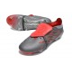 Chaussure de Foot adidas Predator Elite Tongue FG Gris Rouge