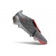 Chaussure de Foot adidas Predator Elite Tongue FG Gris Rouge
