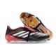 Chaussure de Foot adidas Predator Elite Tongue FG Noir Blanc Rouge