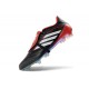 Chaussure de Foot adidas Predator Elite Tongue FG Noir Blanc Rouge