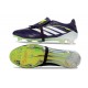 Chaussure de Foot adidas Predator Elite Tongue FG Noir Blanc Vert