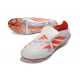 Chaussure de Foot adidas Predator Elite Tongue FG Blanc Rouge