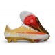 Chaussures Nike Air Zoom Mercurial Superfly XI Elite FG CR7 Or Rouge