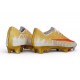 Chaussures Nike Air Zoom Mercurial Superfly XI Elite FG CR7 Or Rouge