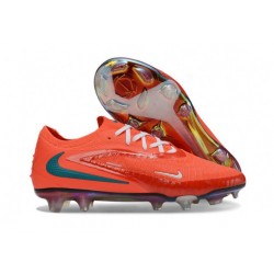 Crampons de Football Nike Hypervenom Phantom III DF FG - pour Hommes Rouge Noir