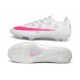 Nike Chaussures Mercurial Vapor 17 Elite FG Blanc Rose