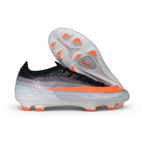 Nike Chaussures Mercurial Vapor 17 Elite FG Noir Orange