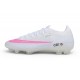 Nike Chaussures Mercurial Vapor 17 Elite FG CR7 Blanc Rose