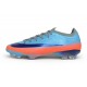 Nike Chaussures Mercurial Vapor 17 Elite FG Bleu Orange