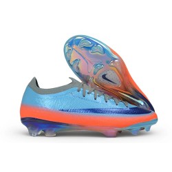 Nike Chaussures Mercurial Vapor 17 Elite FG Bleu Orange