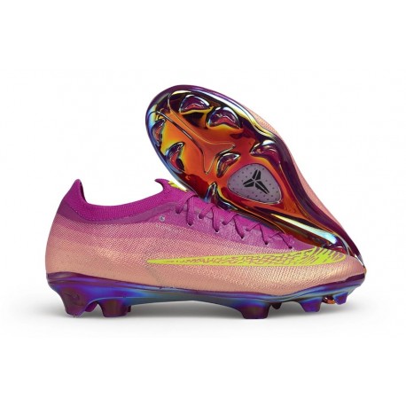 Nike Chaussures Mercurial Vapor 17 Elite FG Violet Jaune