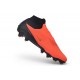 Crampons Neuf Nike Phantom 6 High Elite FG Brt Rouge foncé Dégradé Noir