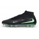 Crampons Neuf Nike Phantom 6 High Elite FG Noir Vert Illusion