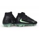 Crampons Neuf Nike Phantom 6 High Elite FG Noir Vert Illusion