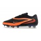 Chaussures de Foot Nike Phantom 6 Low Elite FG Noir Brt Rouge foncé