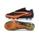 Chaussures de Foot Nike Phantom 6 Low Elite FG Noir Brt Rouge foncé
