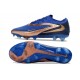 Chaussures Nike Phantom 6 Low Elite FG Bleu Marine Bronze Métallique