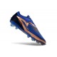 Chaussures Nike Phantom 6 Low Elite FG Bleu Marine Bronze Métallique