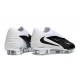 Chaussures de Foot Nike Phantom 6 Low Elite FG Noir Blanc