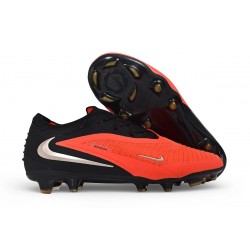 Chaussures de Foot Nike Phantom 6 Low Elite FG Brt Rouge foncé Fumé Noir