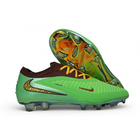 Chaussures de Foot Nike Phantom 6 Low Elite FG Vert