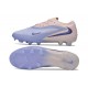 Chaussures de Foot Nike Phantom 6 Low Elite FG Bleu lavande Pêche pâle