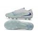 Chaussures de Foot Nike Phantom 6 Low Elite FG Bleu Glacier