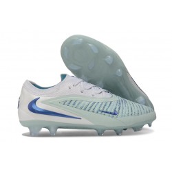 Chaussures de Foot Nike Phantom 6 Low Elite FG Bleu Glacier