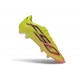 Chaussures de Foot adidas F50 Hyperfast EVO FG Jaune Noir Solar Turquoise Édition Limitée