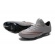 Chaussure de Football Hommes Nike Mercurial Vapor 10 FG Argent Blanc Hyper Turquoise Noir