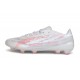 Chaussures de Foot adidas F50 Hyperfast EVO FG Blanc Rose