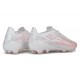 Chaussures de Foot adidas F50 Hyperfast EVO FG Blanc Rose
