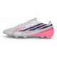 Chaussures de Foot adidas F50 Hyperfast EVO FG Blanc Noir Rose