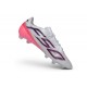 Chaussures de Foot adidas F50 Hyperfast EVO FG Blanc Noir Rose