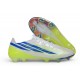 Chaussures de Foot adidas F50 Hyperfast EVO FG Blanc Bleu Volt