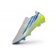 Chaussures de Foot adidas F50 Hyperfast EVO FG Blanc Bleu Volt