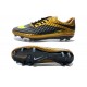Coupe du monde 2014 Crampons Nike Hypervenom Phantom FG Or Volt Noir