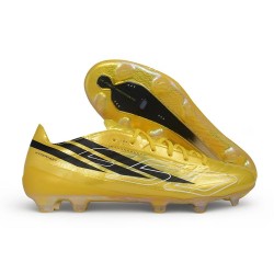 Chaussures de Foot adidas F50 Hyperfast EVO FG Or Noir
