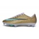 Chaussures Nike Air Zoom Mercurial Superfly XI Elite FG Mtlc Or Vert luminescent