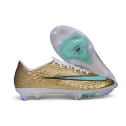 Chaussures Nike Air Zoom Mercurial Superfly XI Elite FG Mtlc Or Vert luminescent