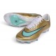 Chaussures Nike Air Zoom Mercurial Superfly XI Elite FG Mtlc Or Vert luminescent