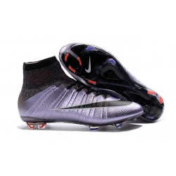 Nouveau Chaussure de Football Nike Mercurial Superfly CR FG Violet Noir