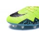 Nike HyperVenom Phantom II FG Football bottes pour hommes Volt Bleu Noir