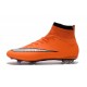 2016 Nouvelle Chaussure Nike Mercurial Superfly IV FG Orange Argenté Noir