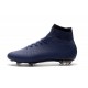 Nouveau Chaussure de Football Nike Mercurial Superfly CR FG Bleu Foncé
