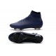 Nouveau Chaussure de Football Nike Mercurial Superfly CR FG Bleu Foncé